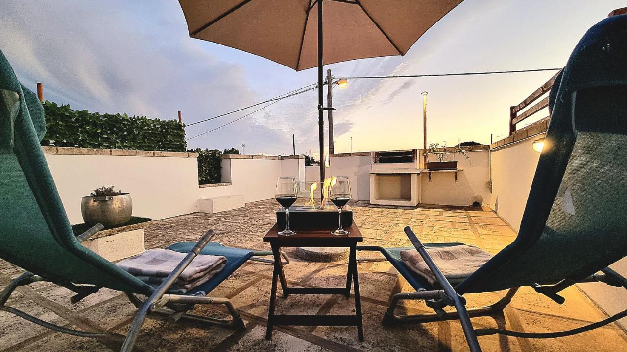 Apartamento La Terrazza Dei Nonni Torre Specchia Ruggeri Exterior foto